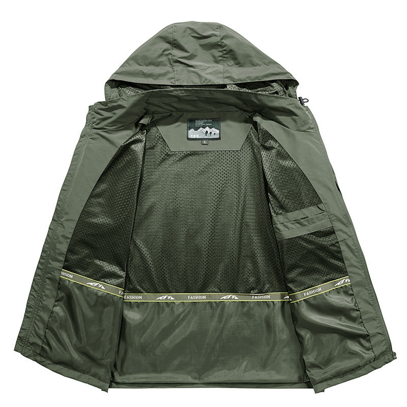 Herren Technische Regenjacke Echo Archiv 1787797411
