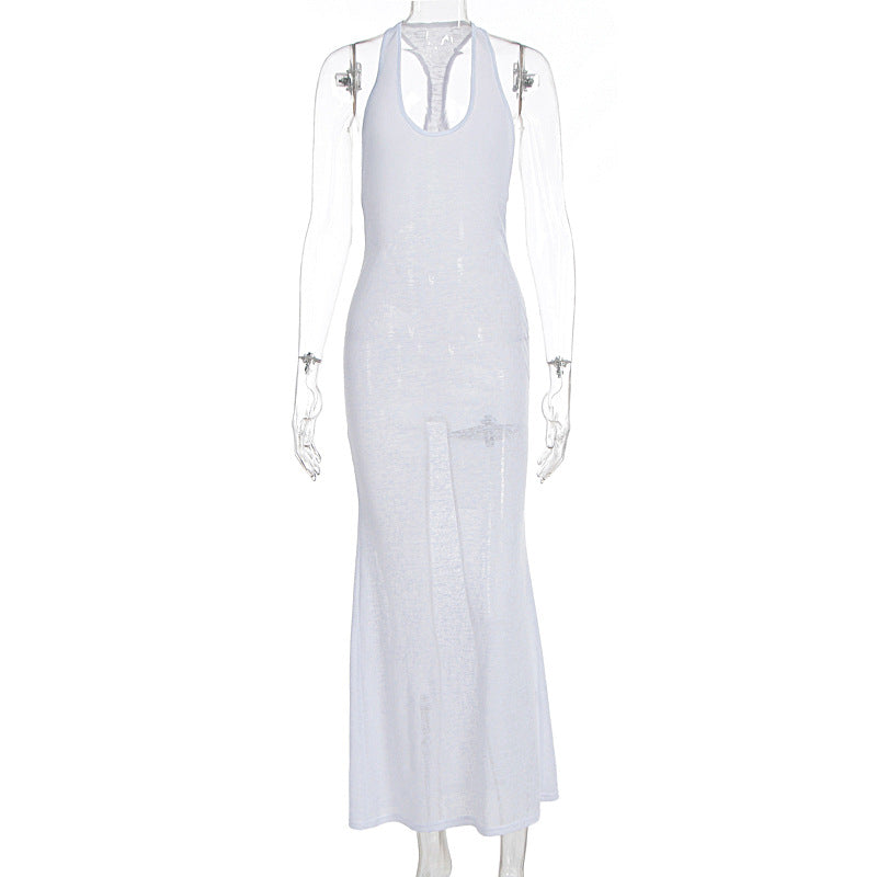 Damen Maxikleid mit elegantem Rücken-Ausschnitt Echo Archiv
