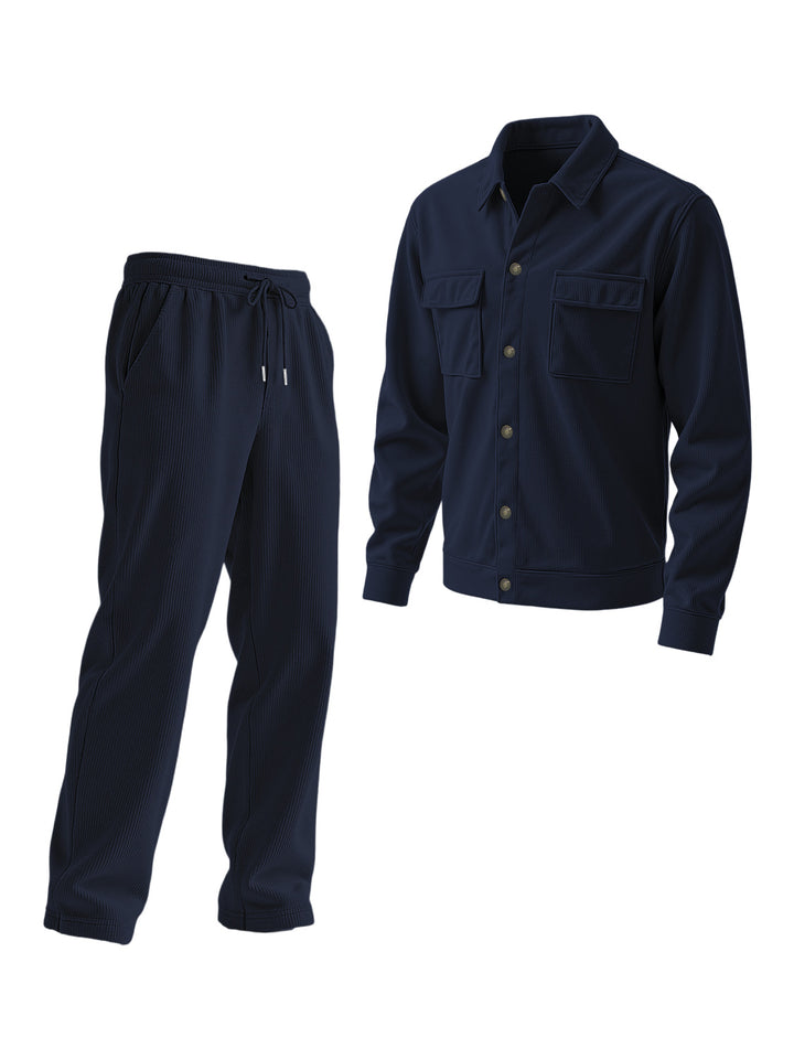 Herren Freizeitjacke und Jogginghose Set Echoarchiv