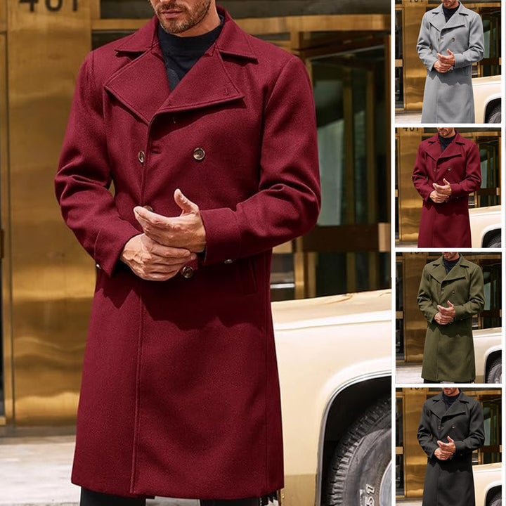 Herren eleganter wendbarer Wollmantel Echoarchiv
