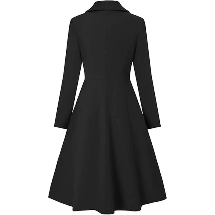 Damen Eleganter Oversize-Mantel mit doppelter Knopfreihe – Montévia