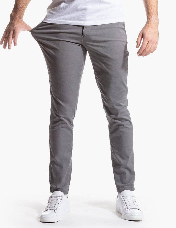 Herren Slim-Fit Chinohose aus atmungsaktivem Material Echoarchiv