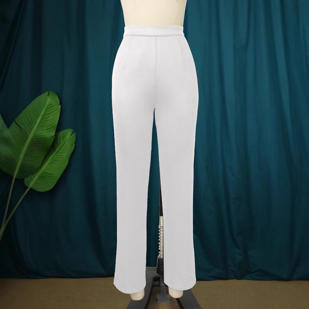 Damen elegante und bequeme hochtaillierte Hose Echo Archiv