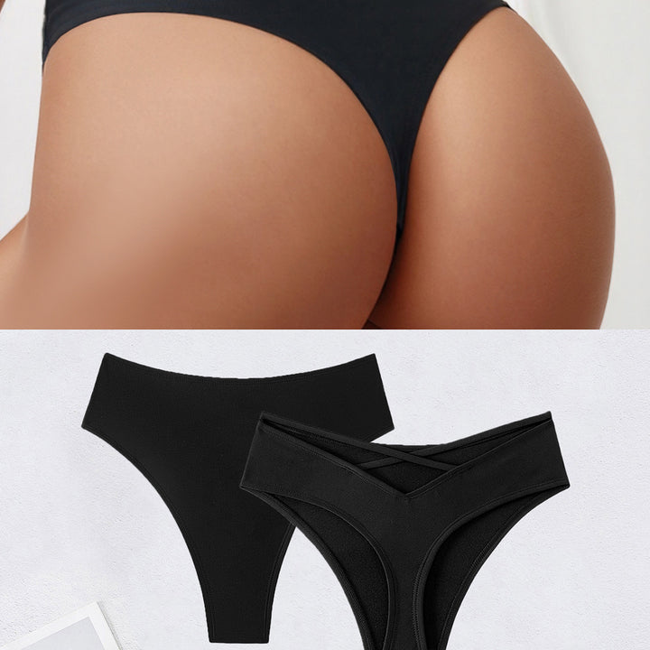 Damen Bikini-Höschen mit verstellbaren X-Trägern und elegantem Design Echo Archiv