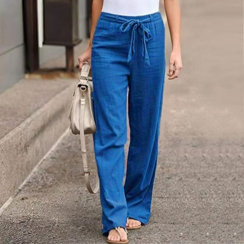 Damen Bequeme und elegante Leinenhose Echo Archiv
