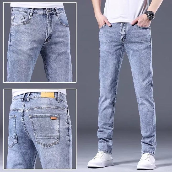 Herren Slim-Fit Jeans im lässigen Vintage-Design Echoarchiv