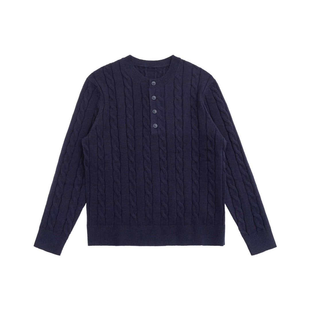 Damen Strick-Cardigan mit Zopfmuster und Rundhalsausschnitt Echoarchiv