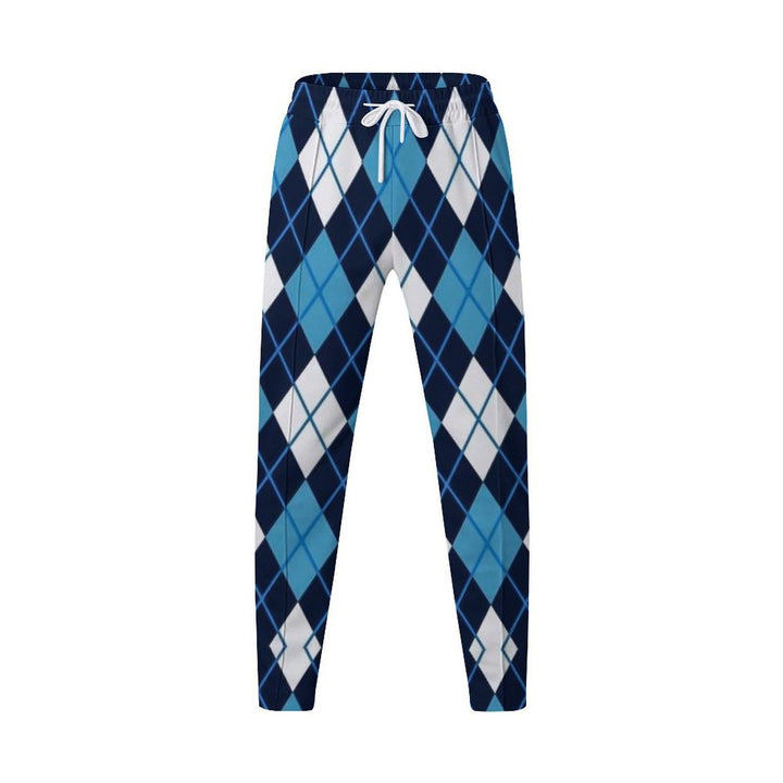 Herren lässige Karohose im modernen Design mit elastischem Bund und praktischen Taschen Echoarchiv