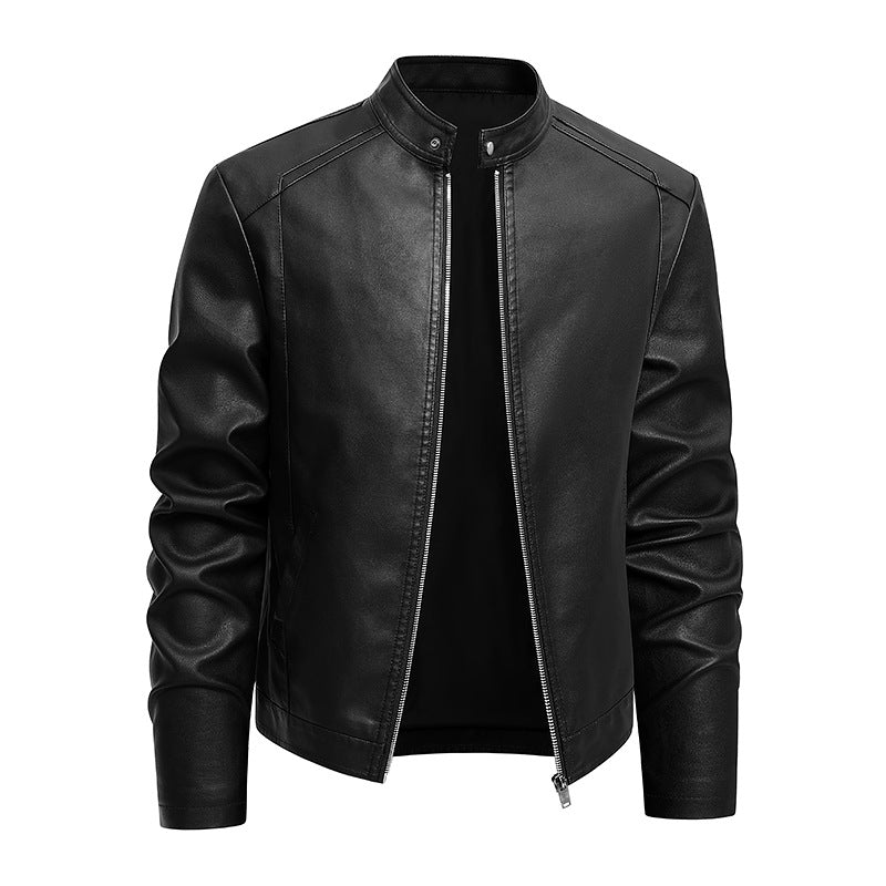 Herren Modische Lederjacke Echo Archiv 1787797735
