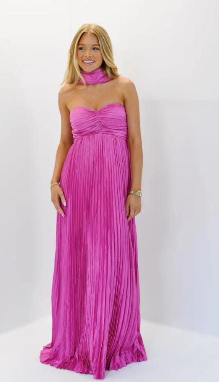 Damen elegante Maxi-Röcke mit Faltenwurf Echo Archiv