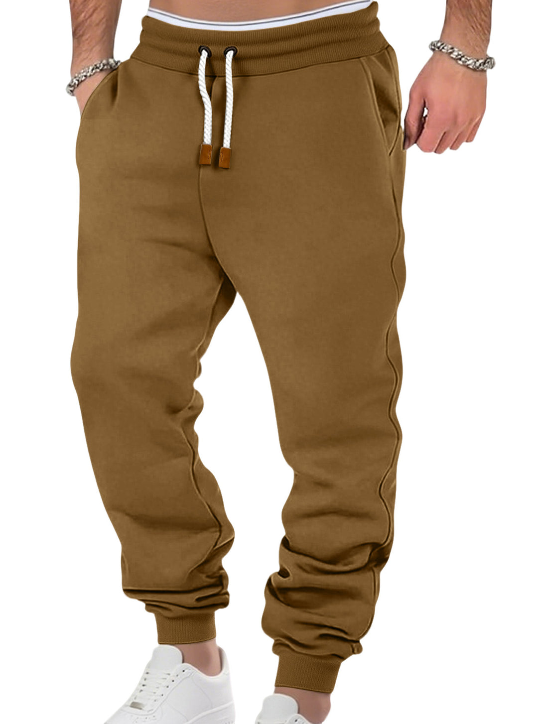 Herren nan komfortable Jogginghose aus hochwertiger Baumwollmischung mit elastischem Bund Kordelzug und Bündchen Echo Archiv