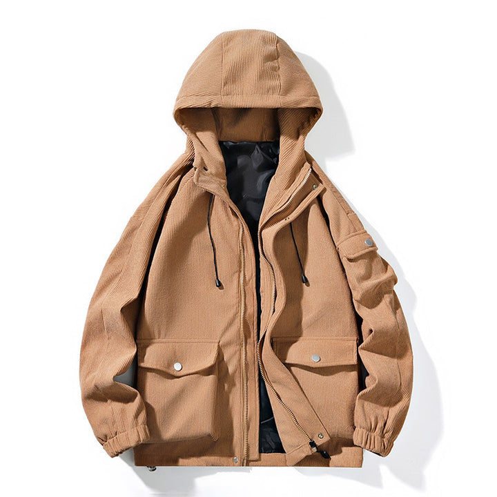Herren Modische Outdoorjacke mit Kapuze Echo Archiv