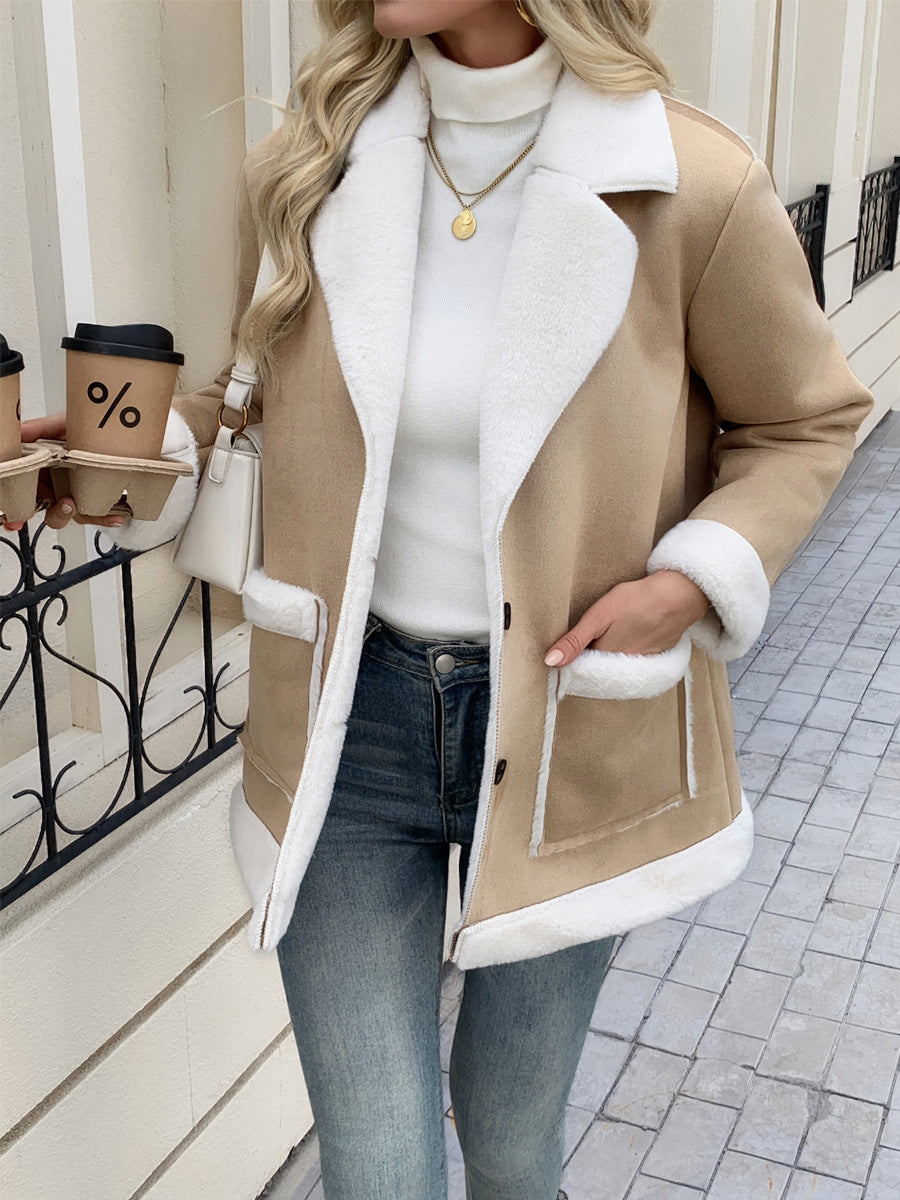 Damen Modische und gemütliche Fleecejacke – Célinea