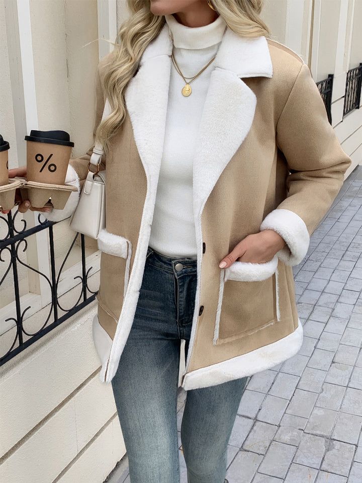 Damen Modische und gemütliche Fleecejacke – Célinea