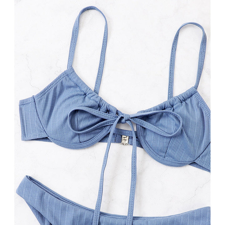 Damen Bikini-Set mit verstellbaren Trägern und raffinierten Rüschendetails Echo Archiv
