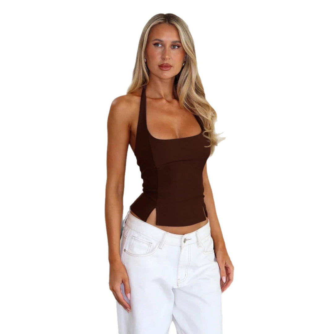 Damen Tanktop mit Ausschnitten Echo Archiv