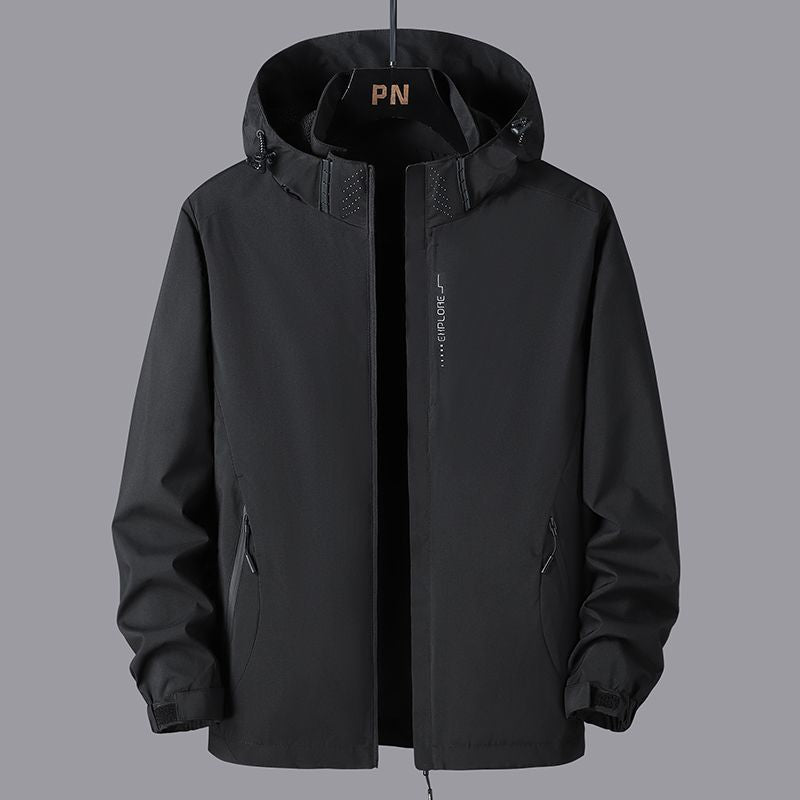 Echoarchiv | Unisex Wasserdichte Jacke mit Kapuze