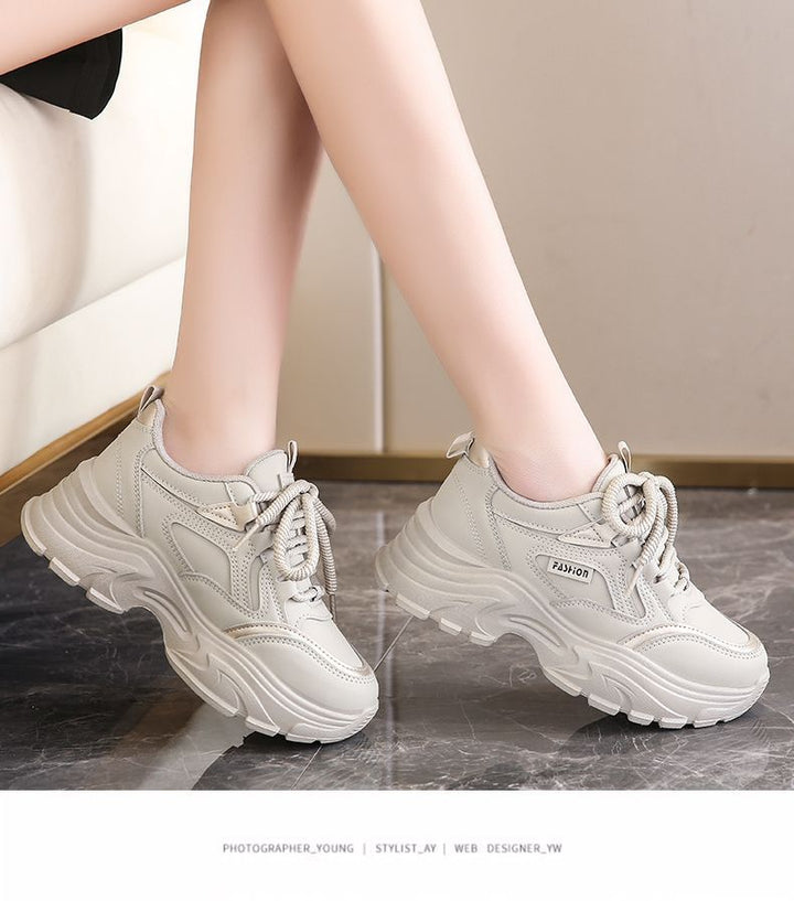 Damen modische Plattform Sneakers mit atmungsaktiver Sohle und rutschfester Laufsohle Echo Archiv