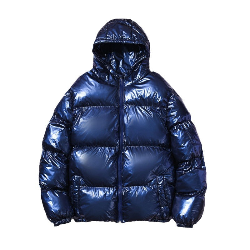 Unisex nan glänzende Steppjacke mit Kapuze, wärmeisolierender Füllung und winddichter Membran Echo Archiv