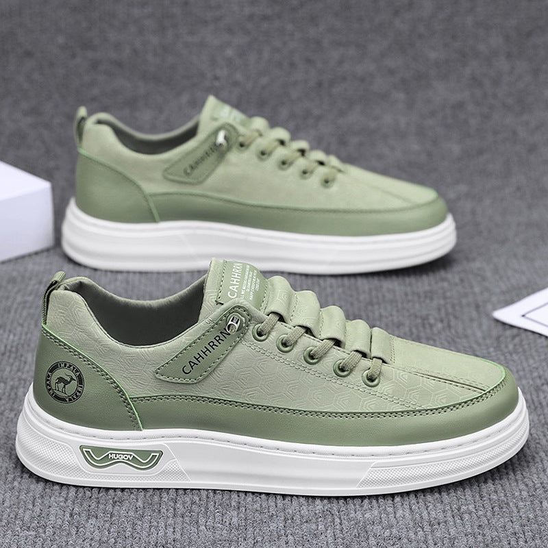 Herren Lässige Low-Top Sneaker mit geprägter Wabenstruktur und dämpfender Plateausohle Echoarchiv