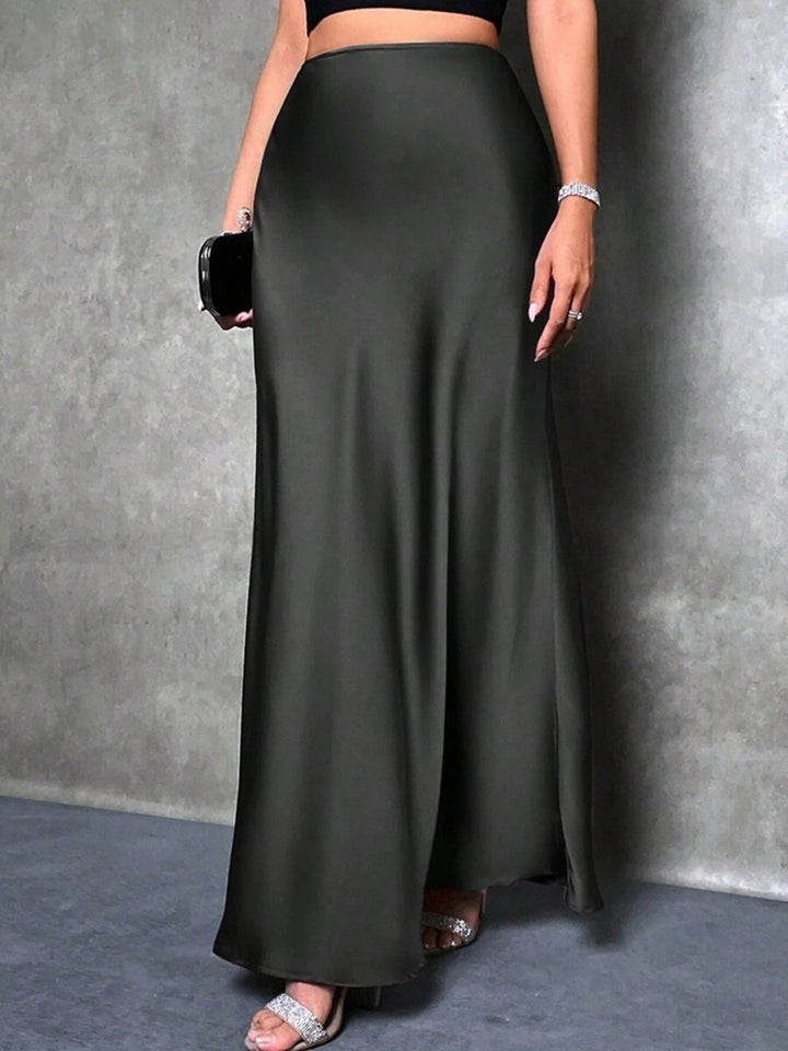 Damen Maxirock mit fließendem Schnitt und elegantem Fall Echo Archiv