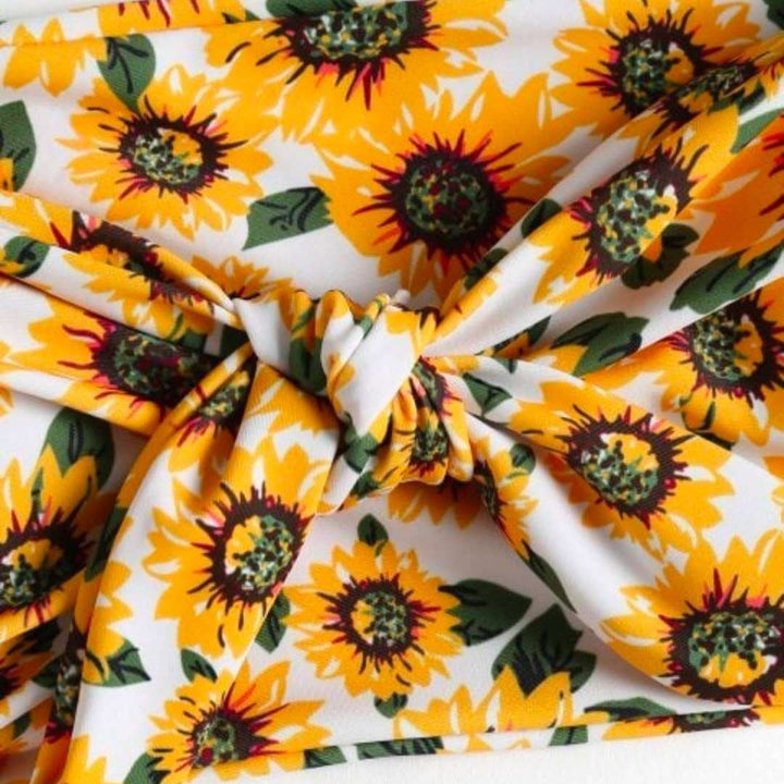 Damen Haarband mit verspieltem Sonnenblumenmuster Echo Archiv