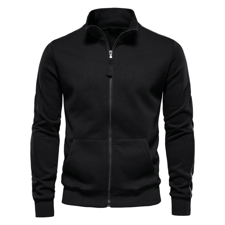 Herren SwEchoarchivtjacke mit hohem Kragen und durchgehendem Reißverschluss Echoarchiv