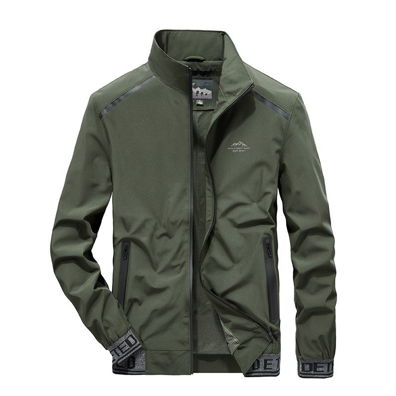 Herren Softshelljacke mit reflektierenden Einsätzen, wasserabweisenden Reißverschlusstaschen und hohem Stehkragen Echo Archiv