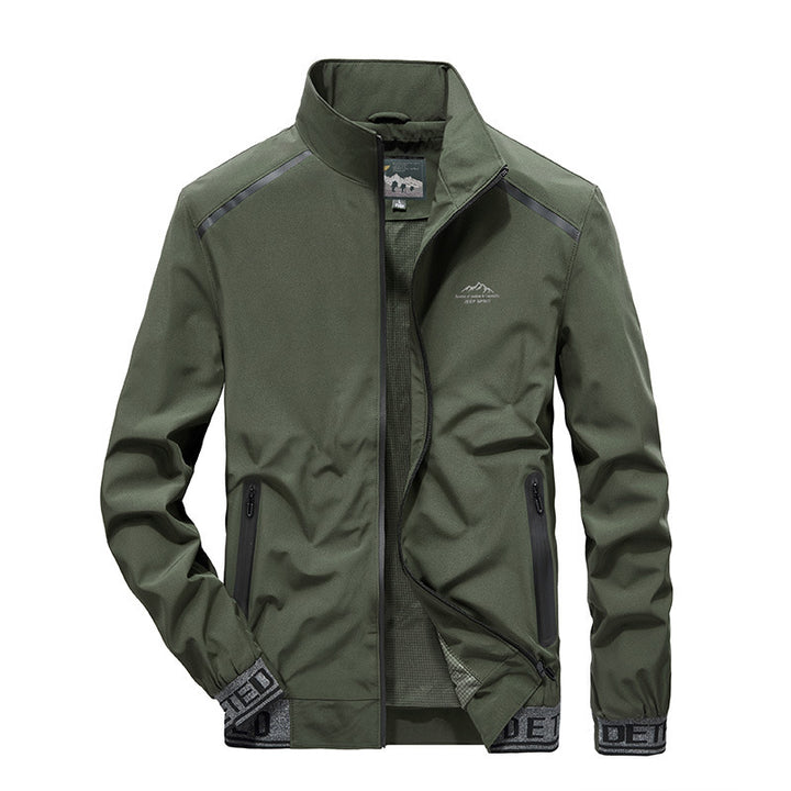 Herren Softshelljacke mit reflektierenden Einsätzen, wasserabweisenden Reißverschlusstaschen und hohem Stehkragen Echo Archiv