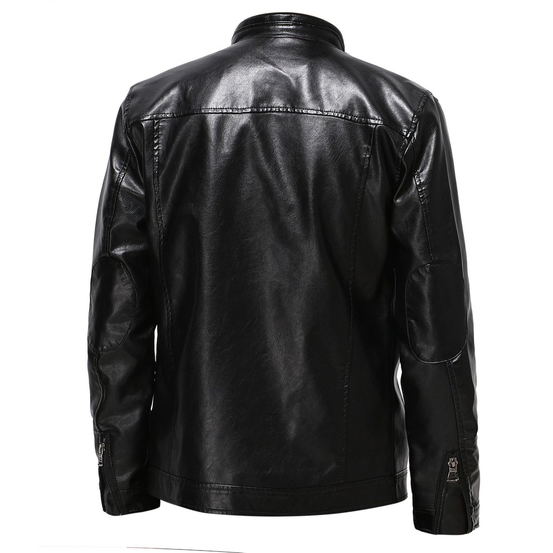 Herren stylische Kunstleder-Motorradjacke im Biker-Stil – Valtoré