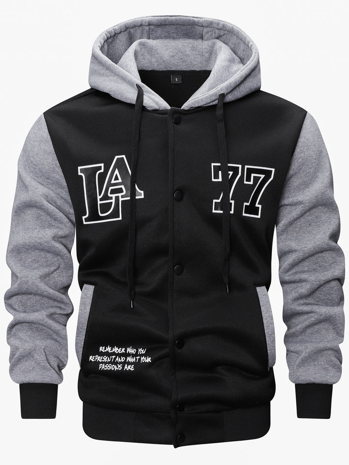 Herren Sportliche Kapuzenjacke Echo Archiv