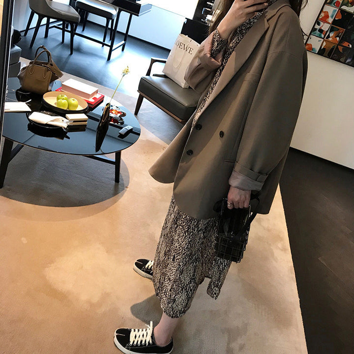 Damen Oversized Blazer mit doppelter Knopfleiste Echoarchiv