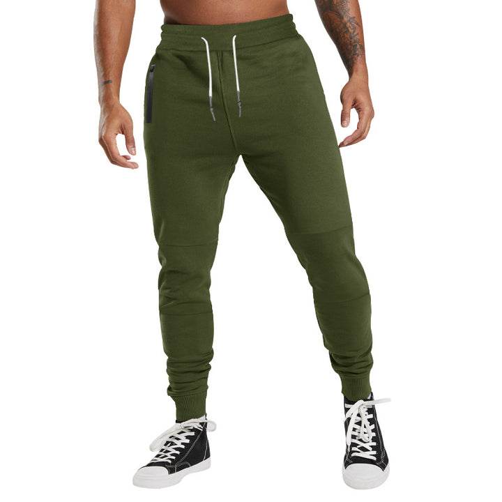 Herren Performance‑Tapered Joggerhose mit Reißverschluss‑Eingrifftaschen, elastischem Bund & gerippten Knöchelbündchen – Sorevano