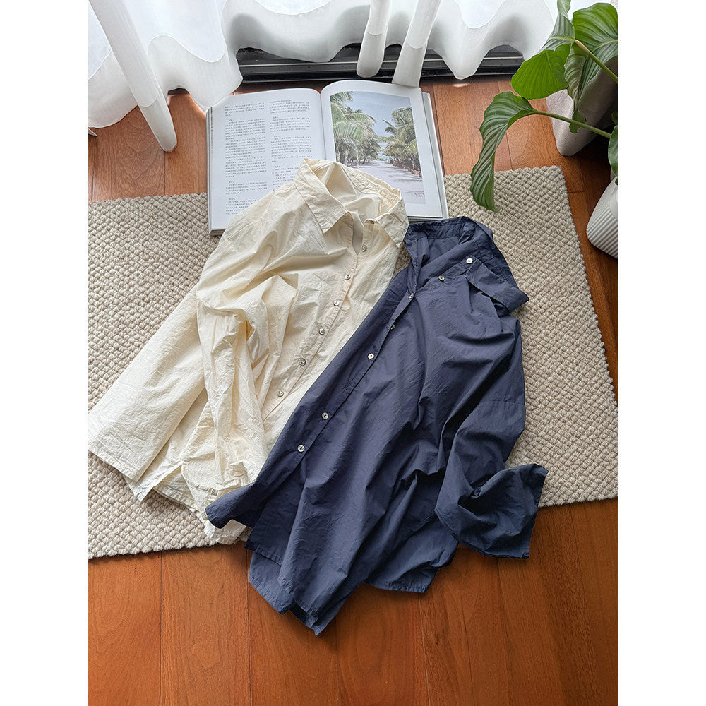 Damen Legere Baumwollbluse Echoarchiv
