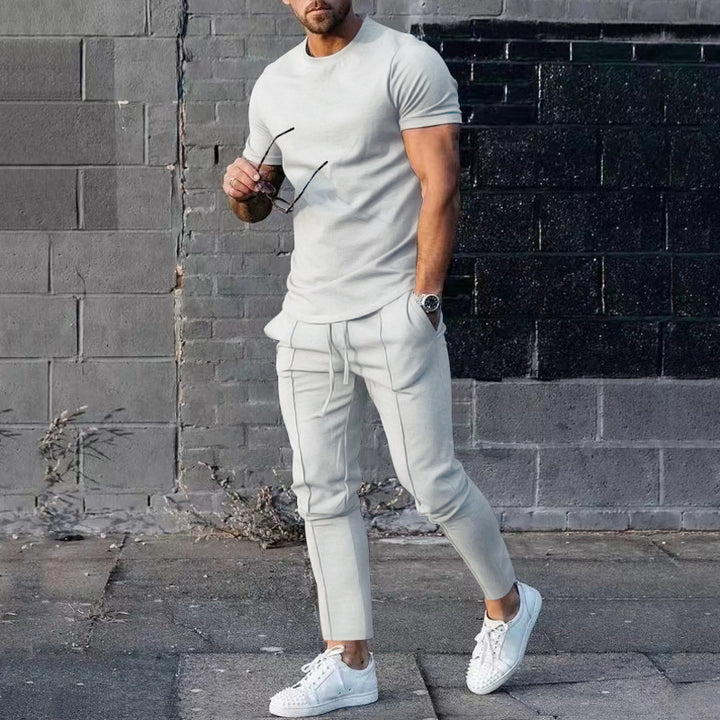 Herren sportliches Oberteil und Jogginghose Set Echoarchiv