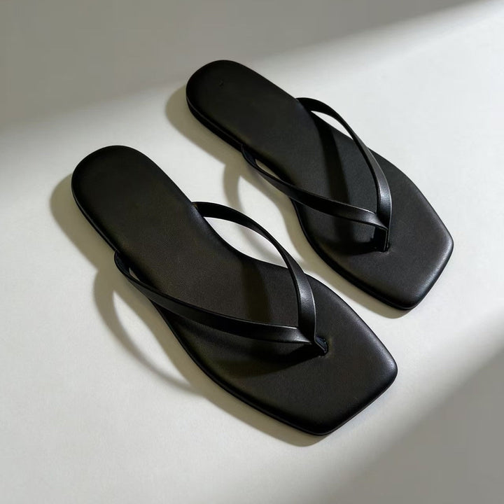 Damen Zehentrenner-Sandalen mit ergonomischem Fußbett und rutschfester Sohle Echoarchiv 1777487412