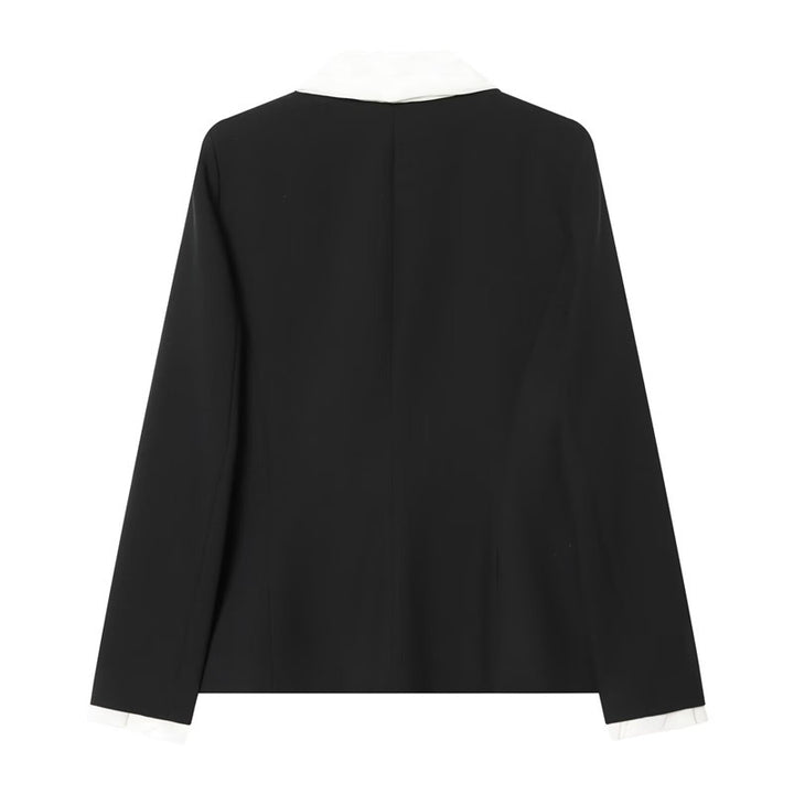 Damen weite Anzughose mit hoher Taille, Bügelfalte und elastischem Rückbund Echo Archiv