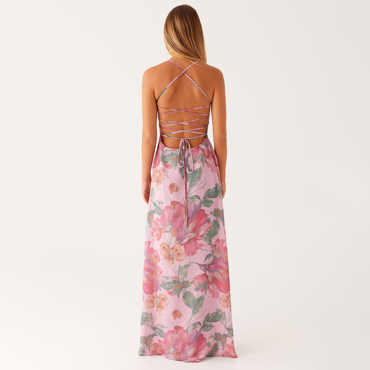 Damen Maxikleid mit floralem Muster Echo Archiv
