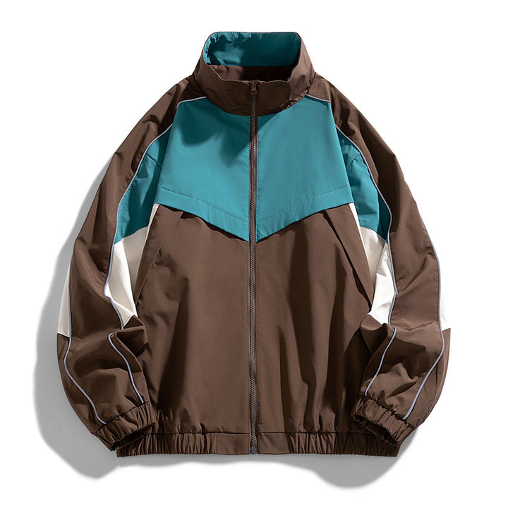 Herren Leichte Sportjacke mit hohem Kragen Echo Archiv