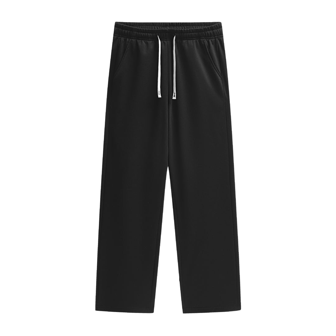 Herren Relaxed-Fit French-Terry Loungehose mit hohem Komfortbund und geradem Bein Echo Archiv