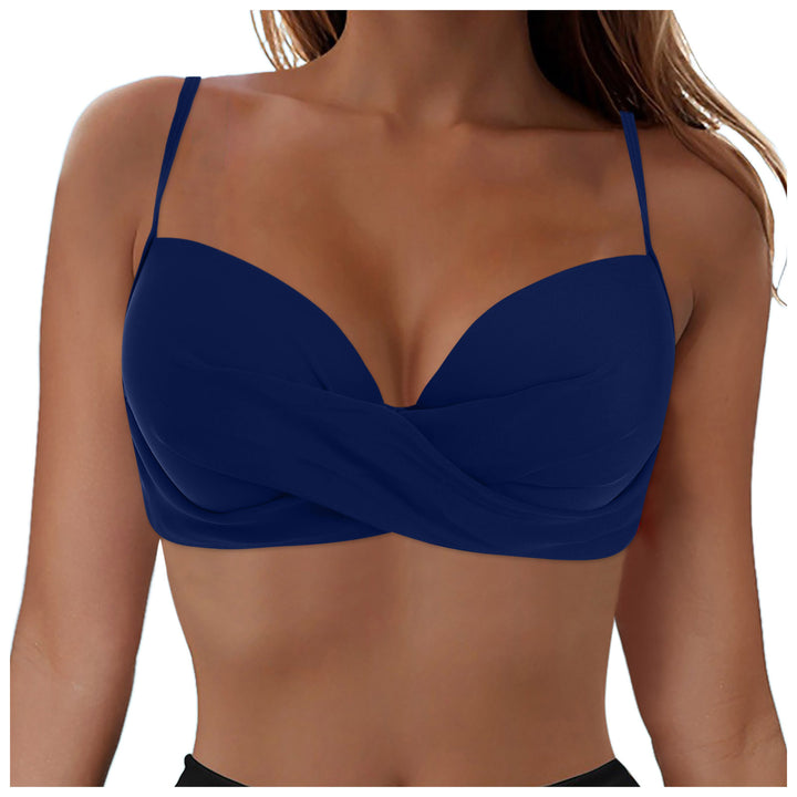 Damen Elegantes Bikinioberteil mit Wickeldesign Echo Archiv