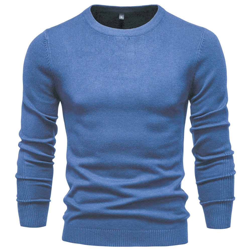 Herren Rundhals Pullover aus hochwertiger Baumwolle – Norvane