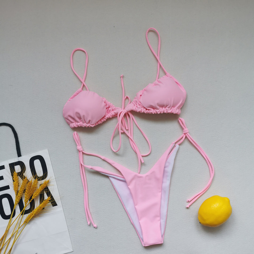 Damen Triangel-Bikini mit regulierbaren Bindebändern Echo Archiv