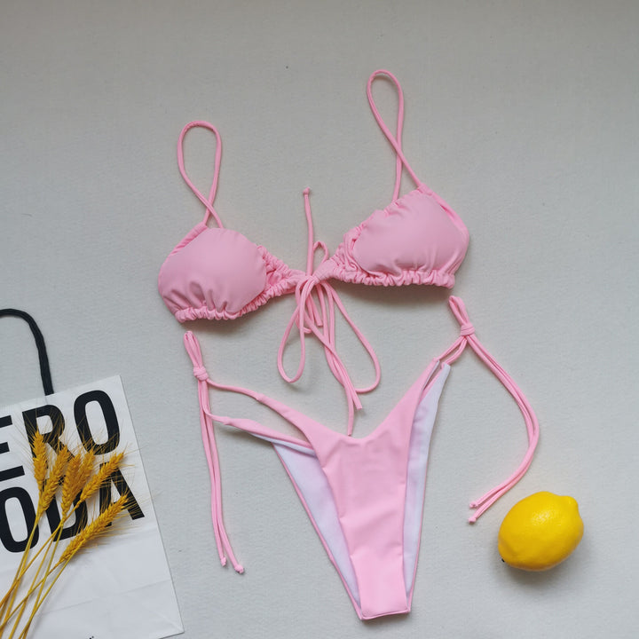 Damen Triangel-Bikini mit regulierbaren Bindebändern Echo Archiv