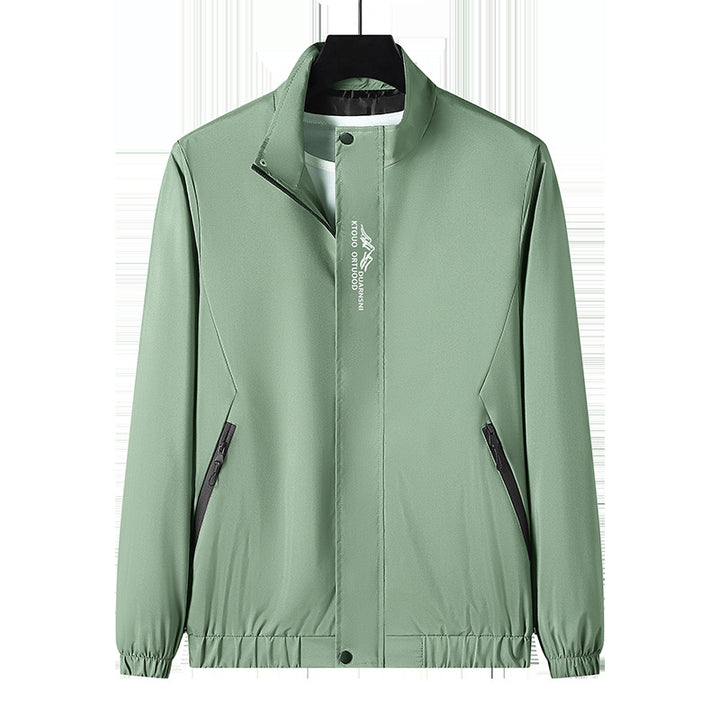 Herren Leichte Sportjacke mit hohem Kragen Echo Archiv