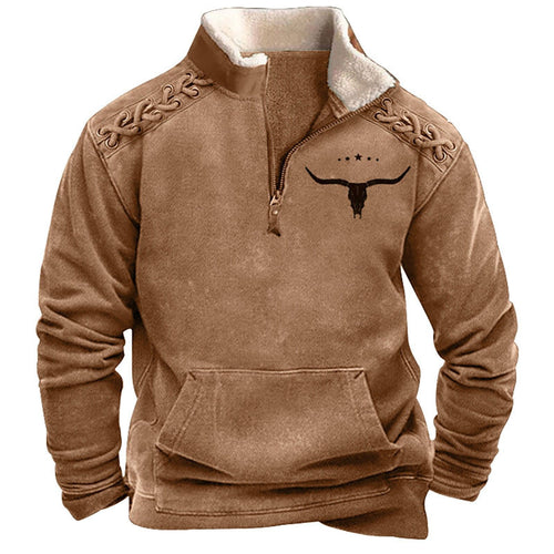 Herren Modischer Hoodie mit Kapuze und maritimem Druck Echoarchiv