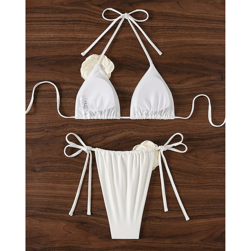 Damen Triangel-Bikini mit verspieltem Schnitt und verstellbaren Trägern Echo Archiv