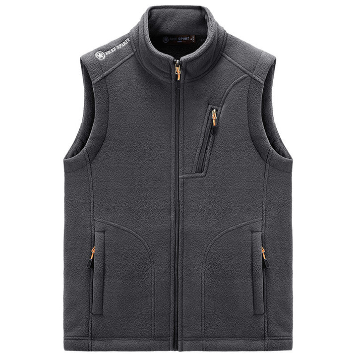 Herren Fleece-Thermoweste mit Organizer-Brusttasche und windhemmender Struktur Echo Archiv