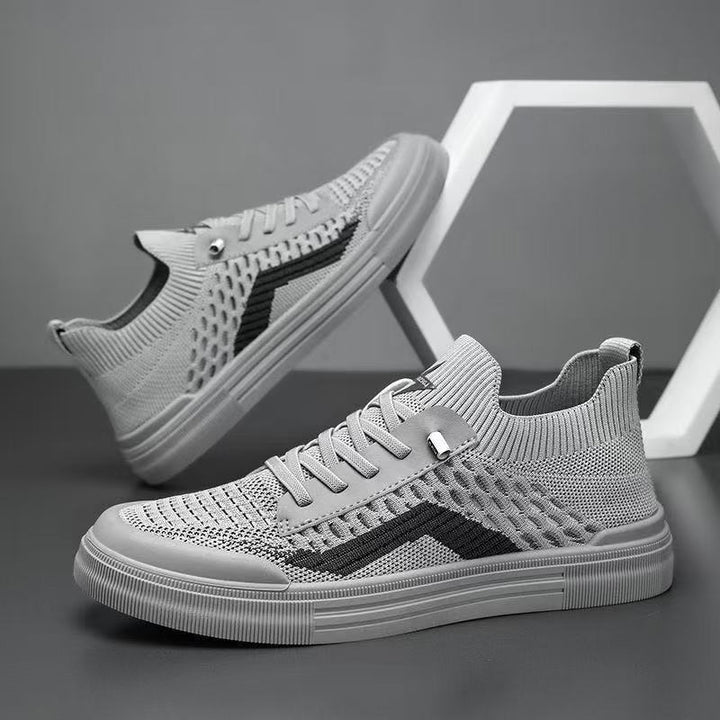 Herren Atmungsaktive Strick-Sneaker mit sockenhaftem Schaft und dämpfender Gummisohle Echoarhiv – Norré