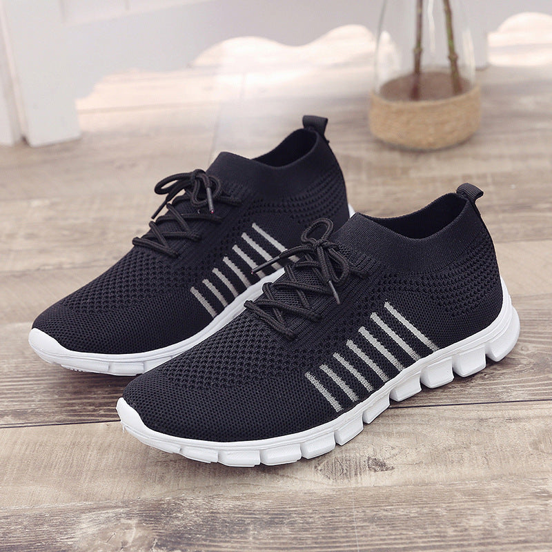 Damen nan gestrickter Performance-Sneaker mit sockenhaftem Schaft und flexibler Profilsohle Echo Archiv